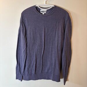AUTOGRAPH Extra Fine Merino‎ Wool Crew Neck Pullover Sweater Size Large
